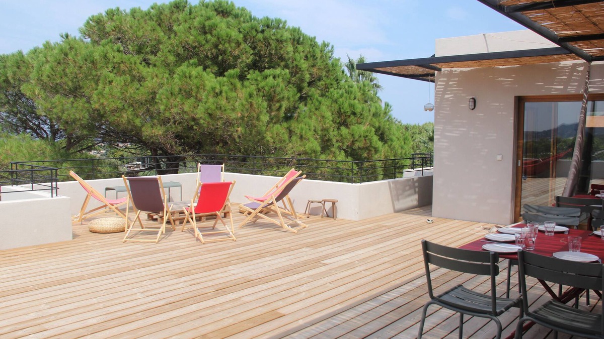 Marine de Davia Villa | Large contemporary Corsica villa, Marine de Davia, 5 'walk from the beach