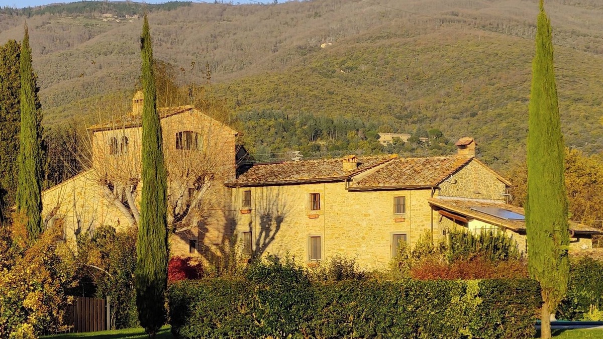 Cortona Apartment | Large country apartment in Cortona 1bed1bath with shared pool & gorgeous gardens