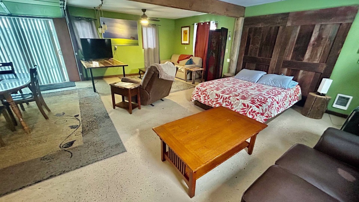 Bonner-West Riverside Apartment | Large cozy studio near KettleHouse amphitheater, Blackfoot River,Hiking,Missoula
