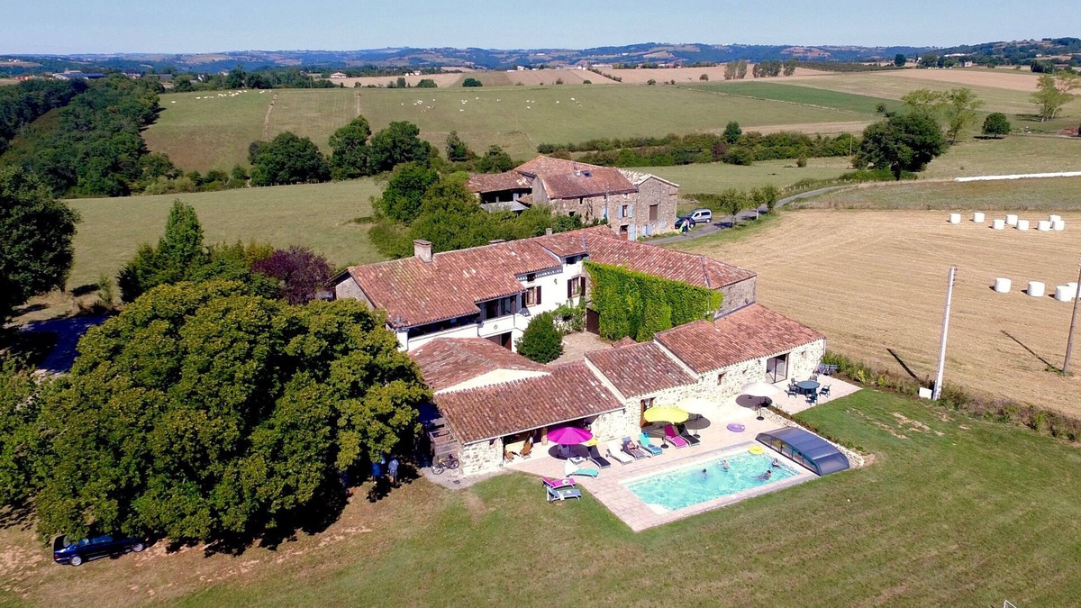 Saint-Martin-Laguepie House | Large farmhouse with heated swimming pool for up to 14 people in exclusivity