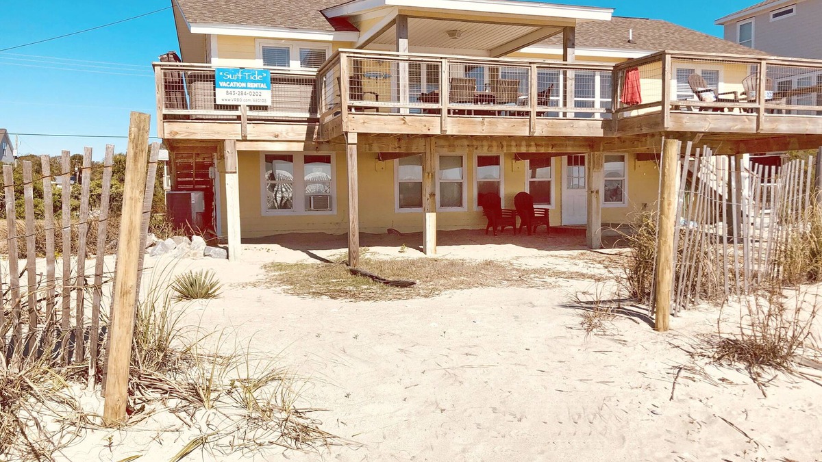 Edisto Island House | Large Hot Tub! Well maintained, recently updated Oceanfront, 7 BR home, Views!