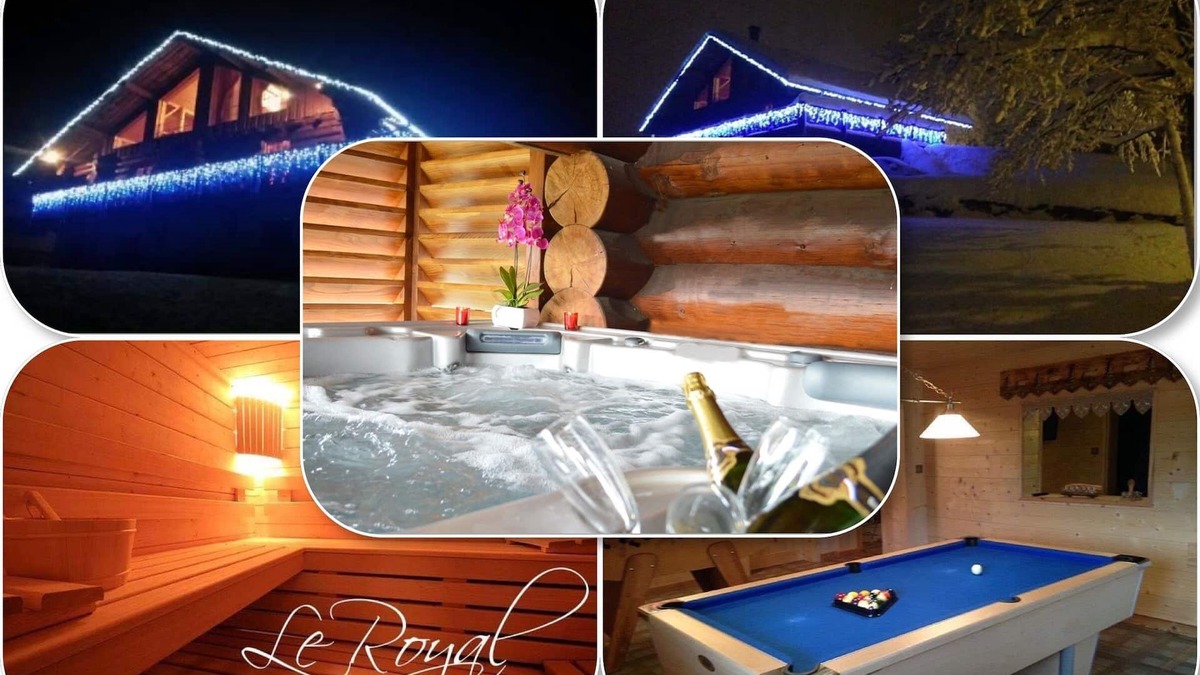 La Bresse Ski Chalet | Large log CHALET Spa Sauna Pool Table Wifi