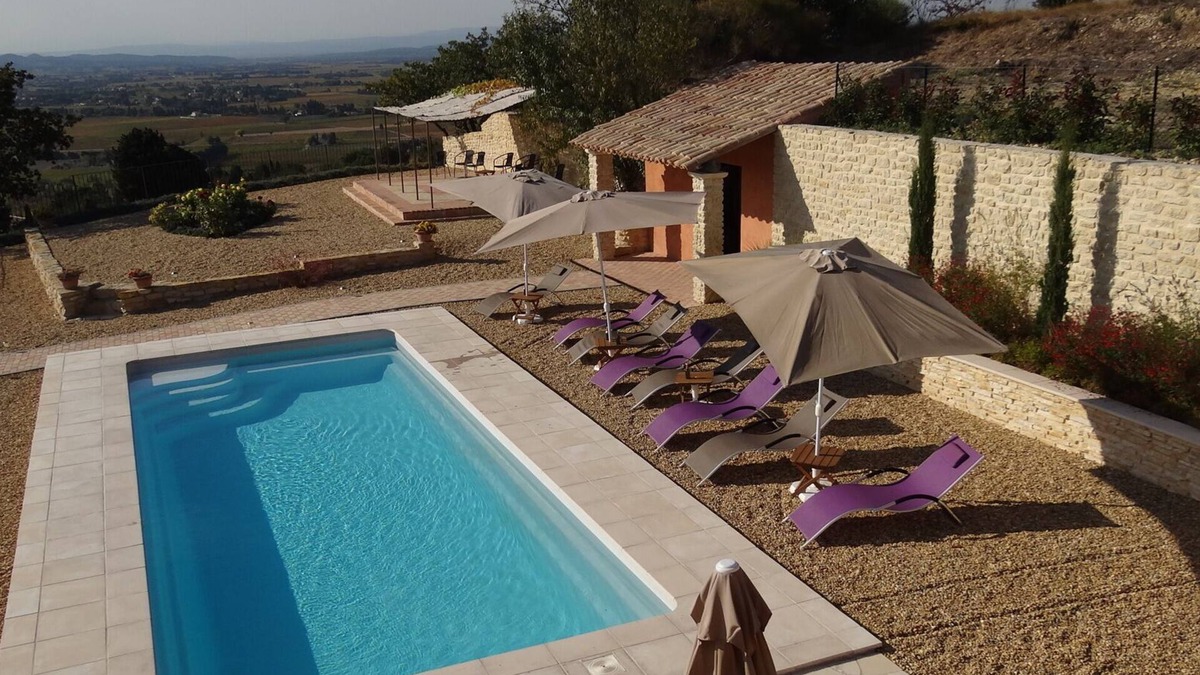 Cairanne Other | Large Mas with heated pool for 10 people, 3 Bathrooms panomaric view