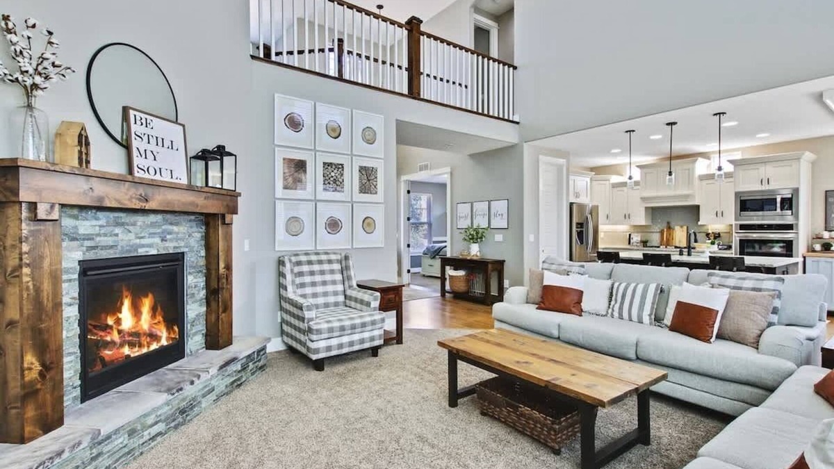 Meridian House | Large Modern 6 Bedroom Farmhouse with Custom Theat