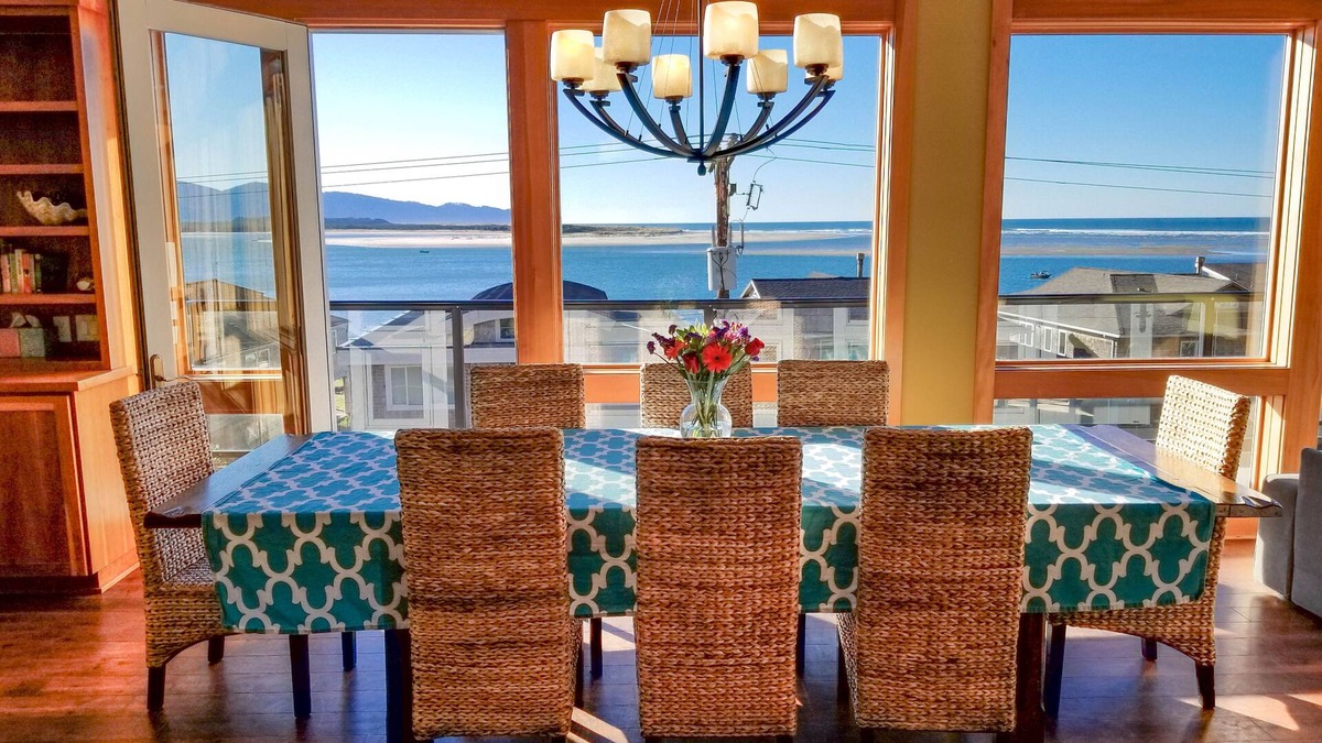 Happy Camp Hideaway House | Large, Modern, Ocean-view home with HOT TUB just steps to the beach!