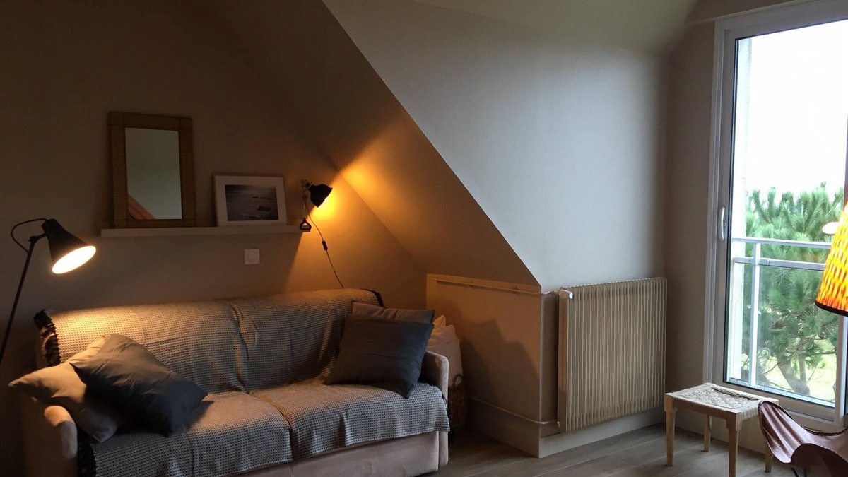 Saint-Guenole Apartment | Large new studio sea view