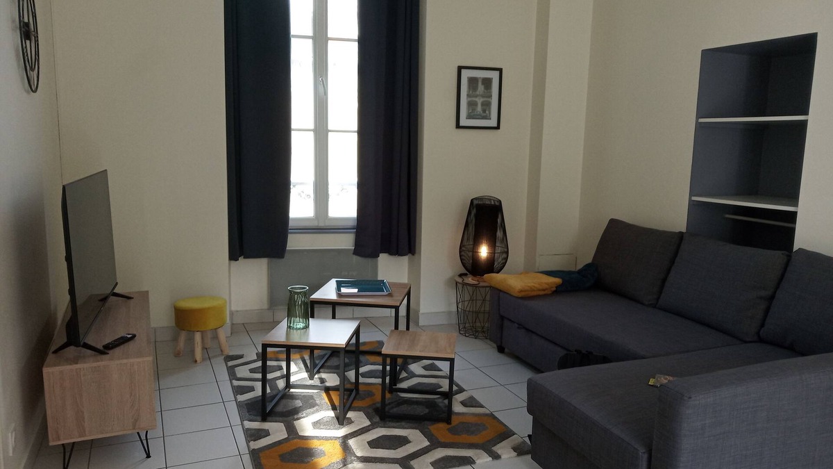 Blois Apartment | Large pied a terre for 2 to 6 travelers in downtown Blois.