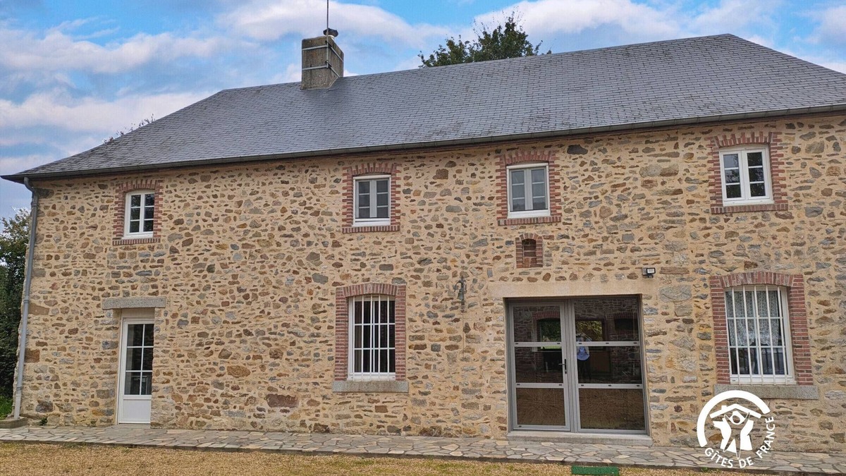 Andouille Cottage | Large renovated stone house with fireplace, piano, and WiFi in Andouillé