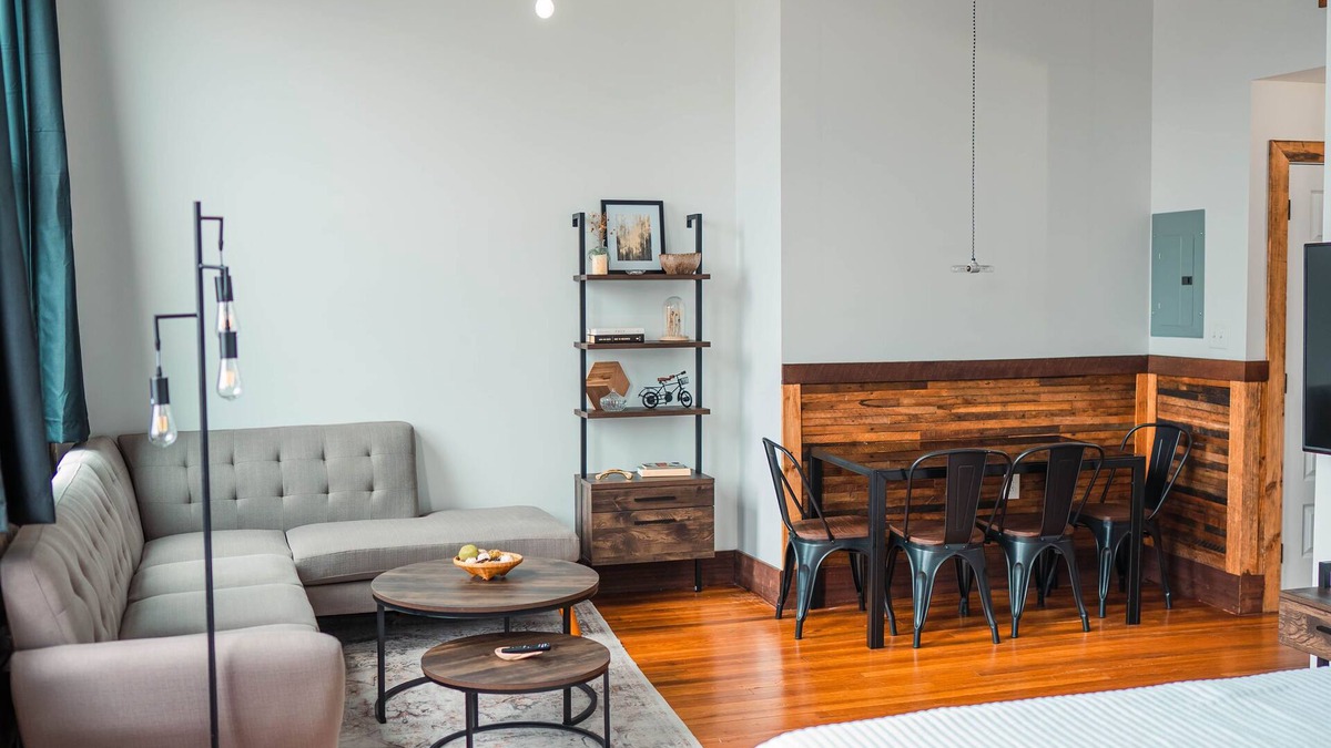 Johnson City Apartment | Large Studio Suite in the Middle of Downtown JC