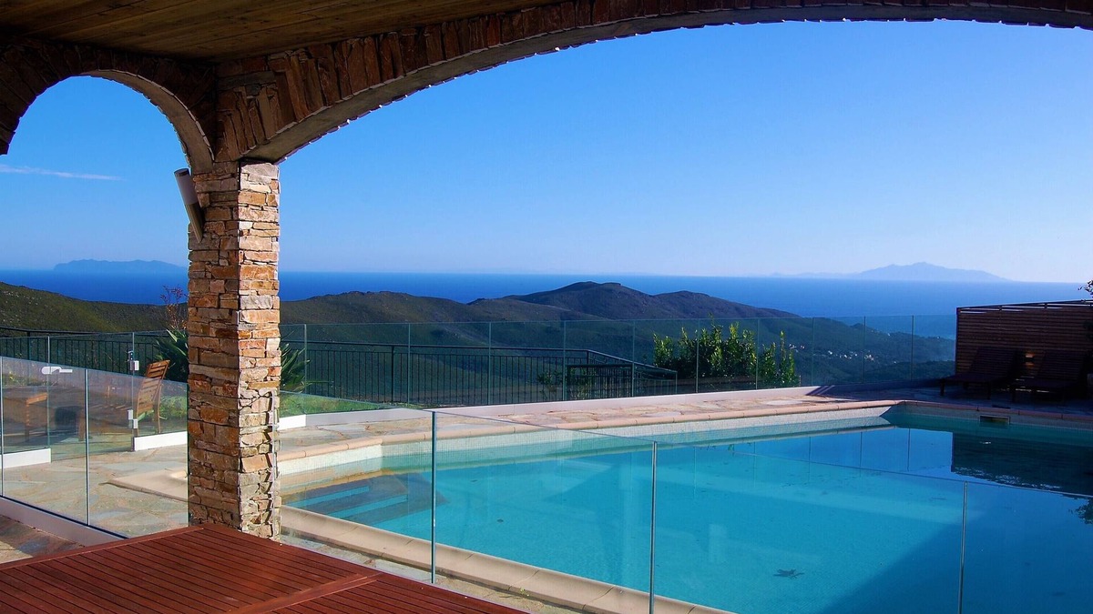 Sisco Villa | LARGE VILLA - 4 * - HEATED SWIMMING POOL, 180° SEA VIEW - AIR CONDITIONED n