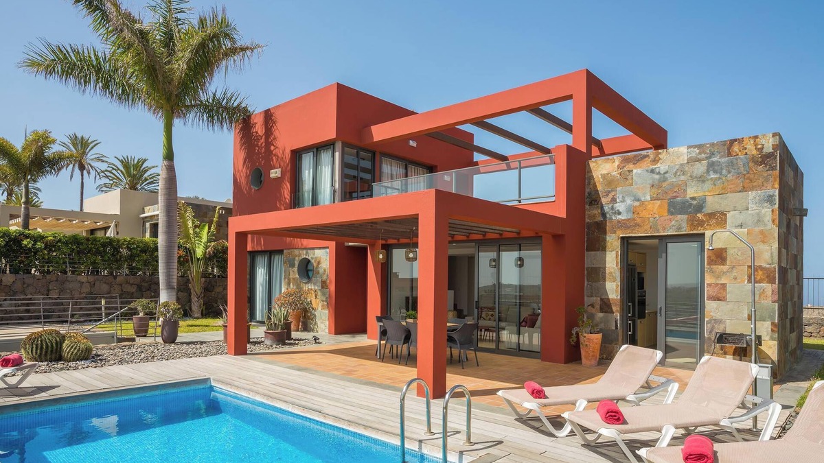 Salobre Villa | Las Terrazas Villa 3 with Sea View, Wi-Fi, Pool, Garden & Terraces