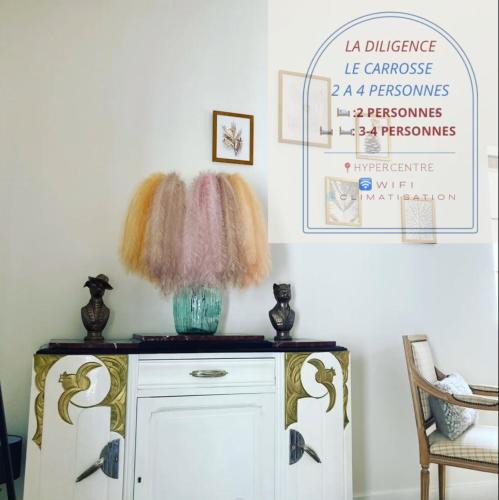 Saint-Jean-de-Losne Apartment | Le carrosse, la diligence, centre Saint Jean de Losne tarif 2pers 1 chambre, tarif 4 pers 2 chambres