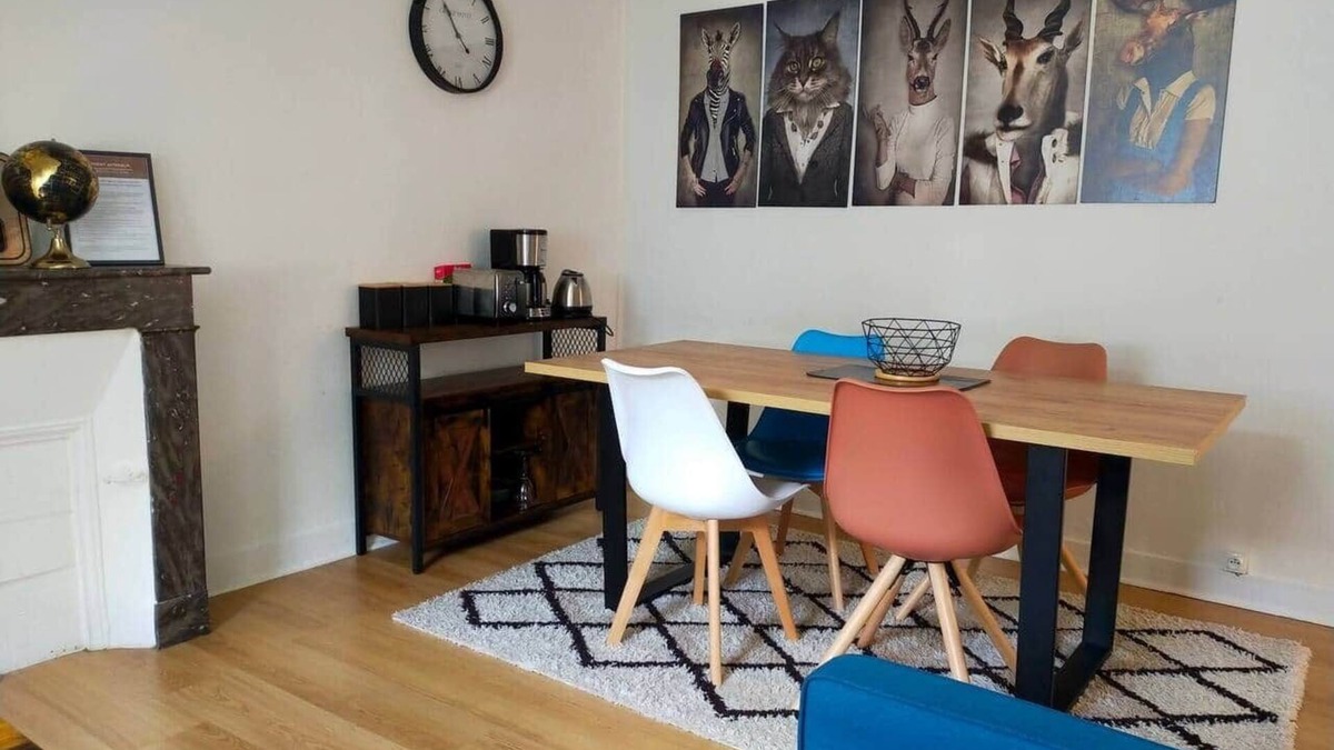 Miroir - Batignolles Apartment | "Le Ciel de Leboindre" 2bed station & center Free Park