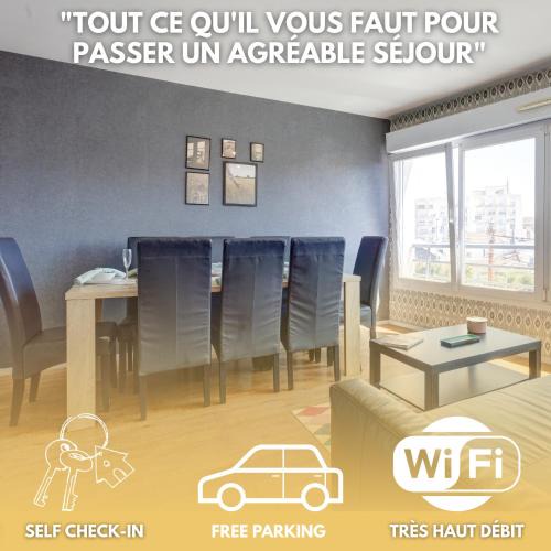 Reims Apartment | Le cocon Champenois-Parking, centre & Tram