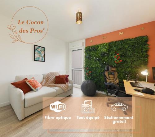 Royallieu Pompidou Apartment | Le Cocon des Pros', calme, spacieux et tout équipé