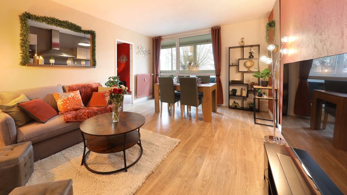 Royallieu Pompidou Apartment | Le Cocon des Pros Quiet & fully equipped