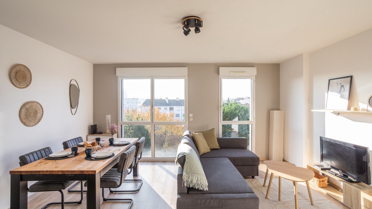Cleunay Apartment | Le Cocon Voltaire - Appartement 2 chambres avec parking - Mabilais