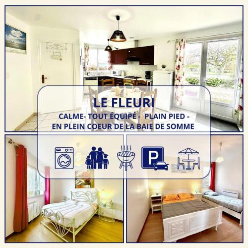 Noyelles-sur-Mer Apartment | Le Gîte Fleuri - Plain-pied - Spacieux - Calme