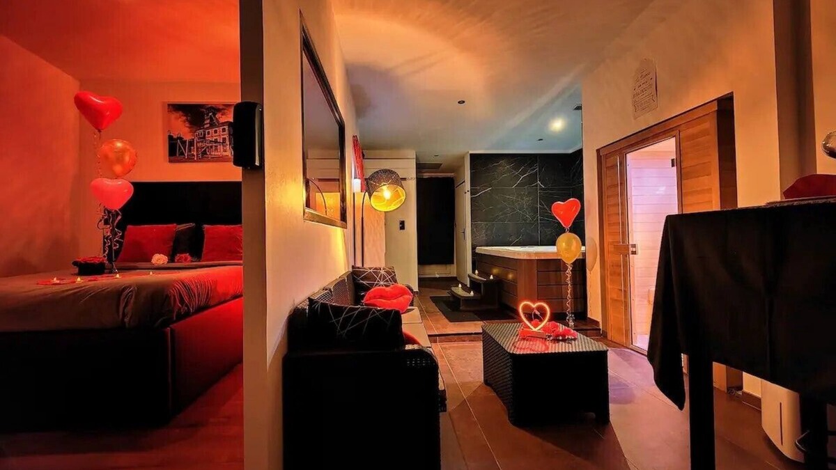 Lens Apartment | Le Loft Lens : Jacuzzi - sauna - hammam