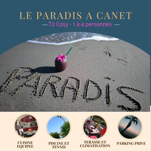 Les Hauts de Canet Apartment | Le Paradis à Canet - Superbe T2 piscine, tennis, climatisation, parking privé