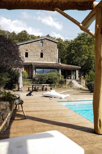 Notre-Dame-de-la-Rouviere House | Le petit paradis cévenol - piscine & salle de sport