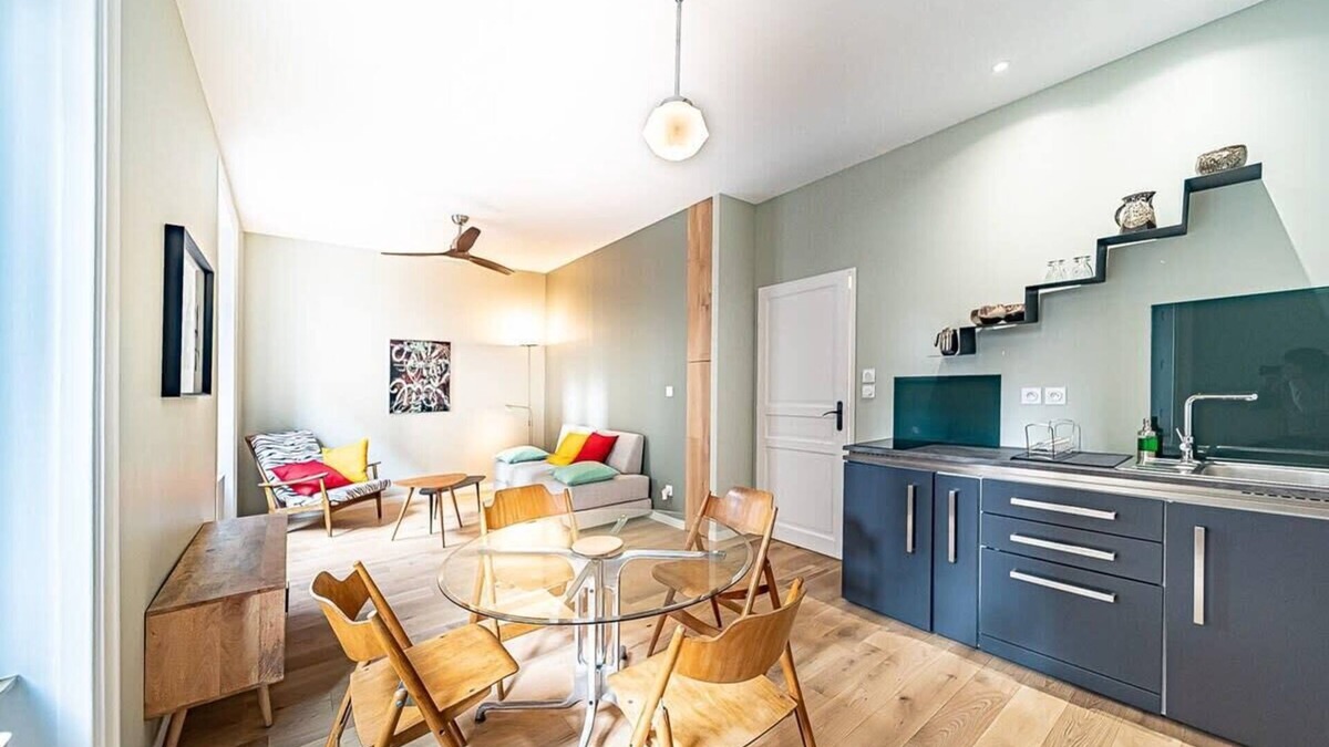 Saint Michel - Mairie Apartment | Le petit Rochette - Appartement 2 pers- Jean Macé