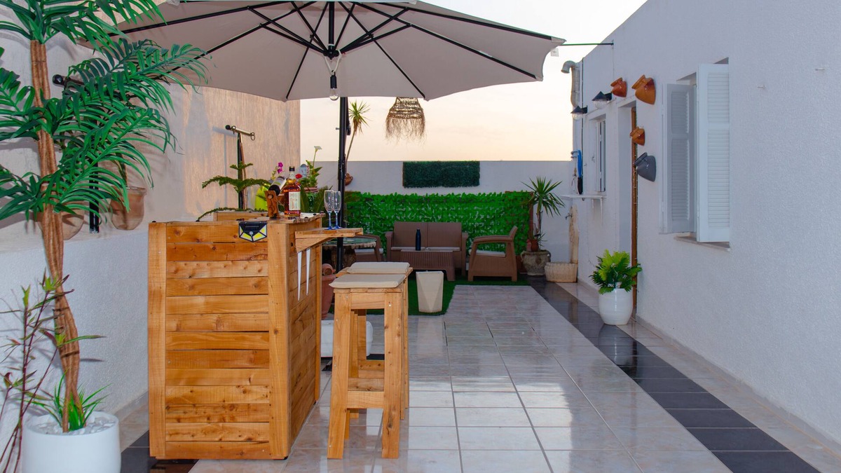 Nabeul Apartment | Le Rooftop Céleste Apparte