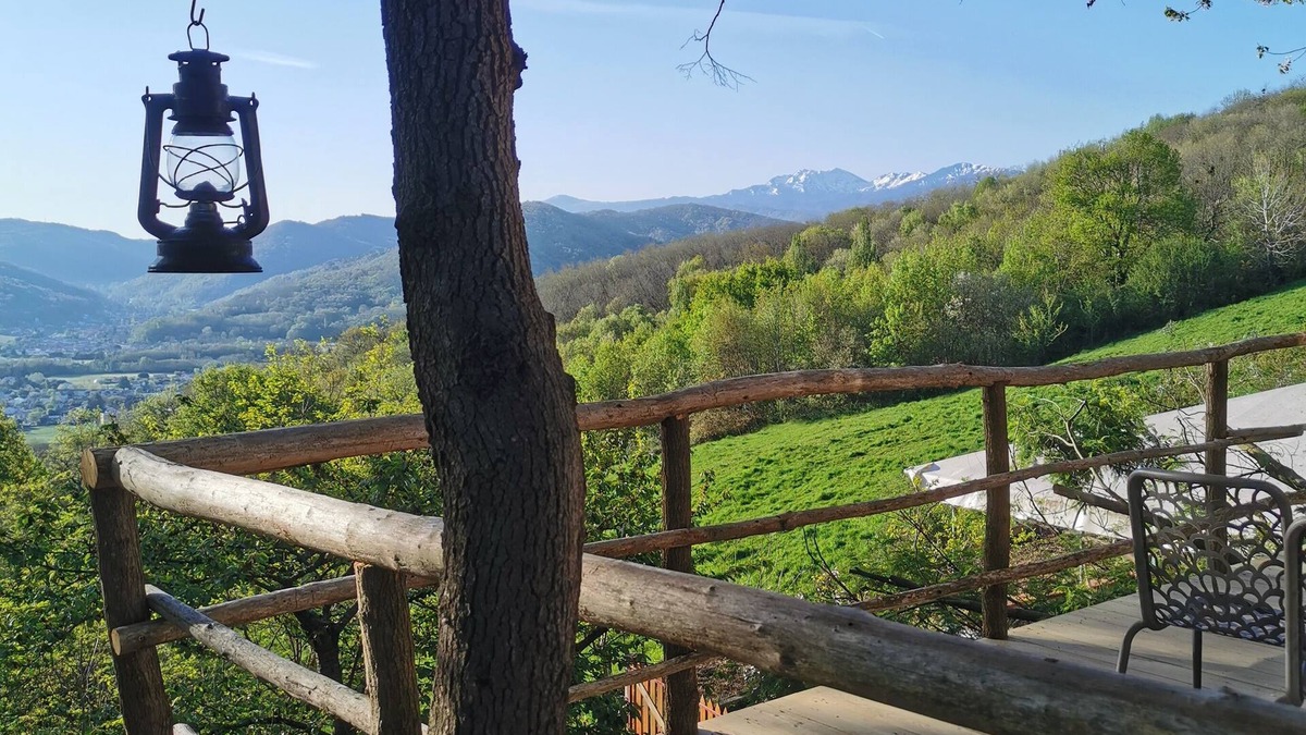 Varilhes Cottage | *Le RUCHER* pleasant chalet with mountain views