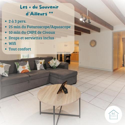 Lhommaize Apartment | LE SOUVENIR D'AILLEURS T2 65m2