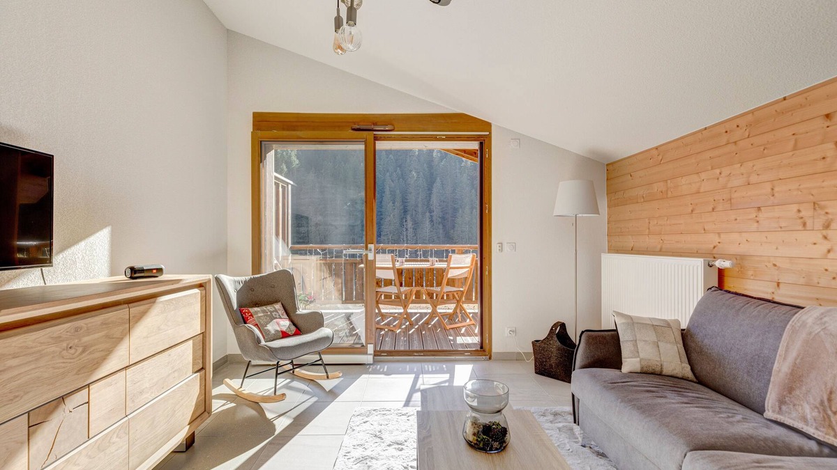 La Giettaz Apartment | Le Torraz - Apt avec balcons aux pieds des pistes