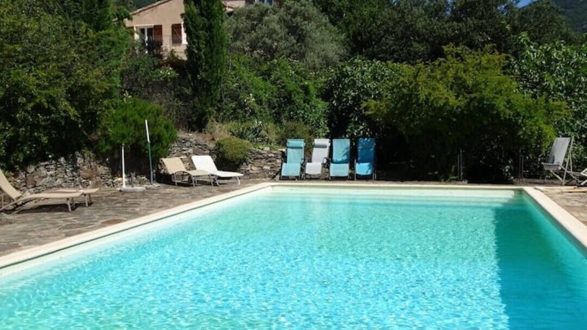Breau-et-Salagosse House | Les Cypres with private swimming pool and view