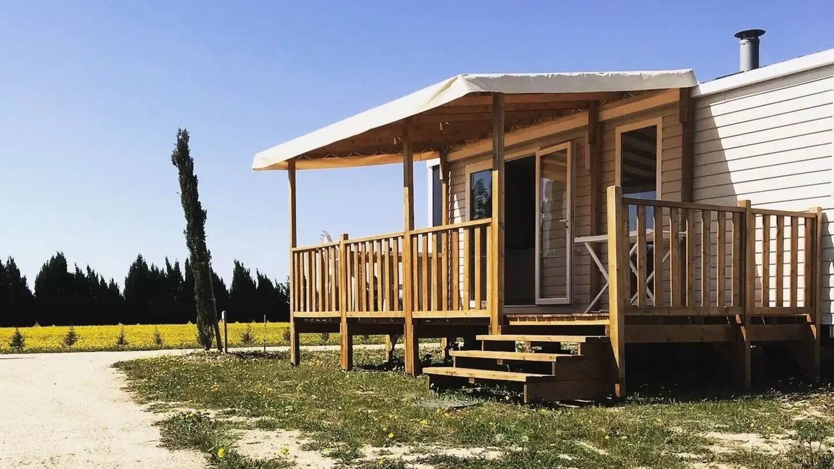 Violes House | Les Favards campsites* - Mobil Home Confort 3 rooms 6 people Air-conditioned