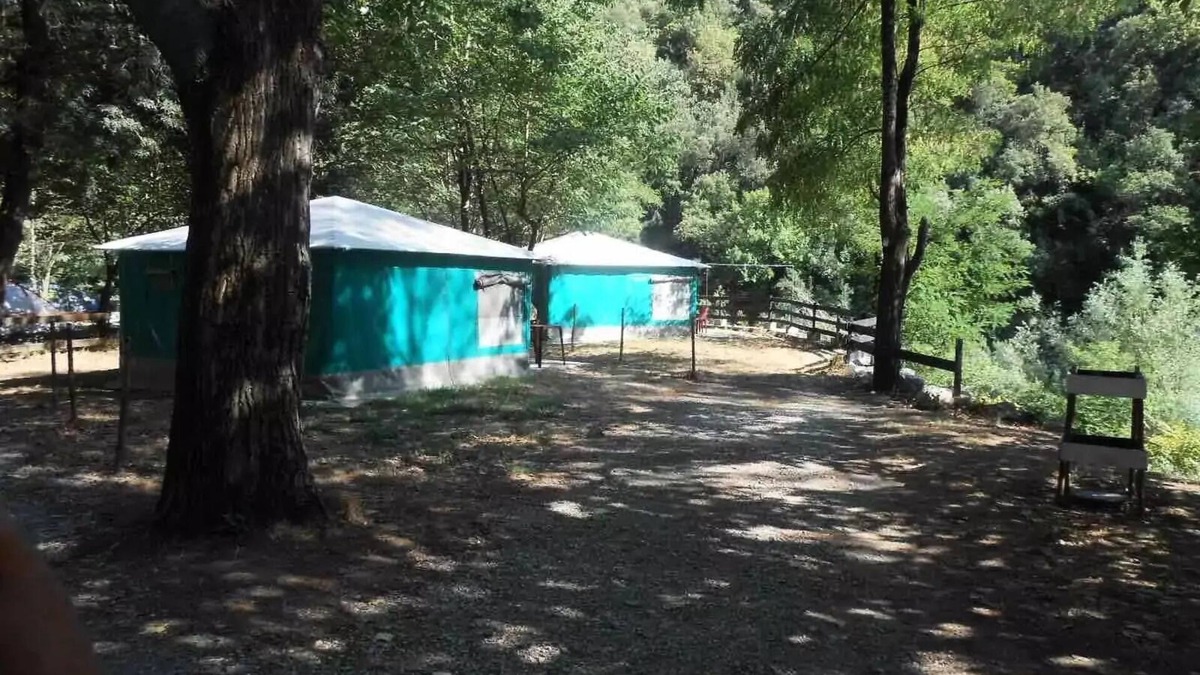 Pont d'Herault House | Les Gorges de l'Hérault campsite* - 3 room canvas bungalow for 4 people Without Toilet blocks