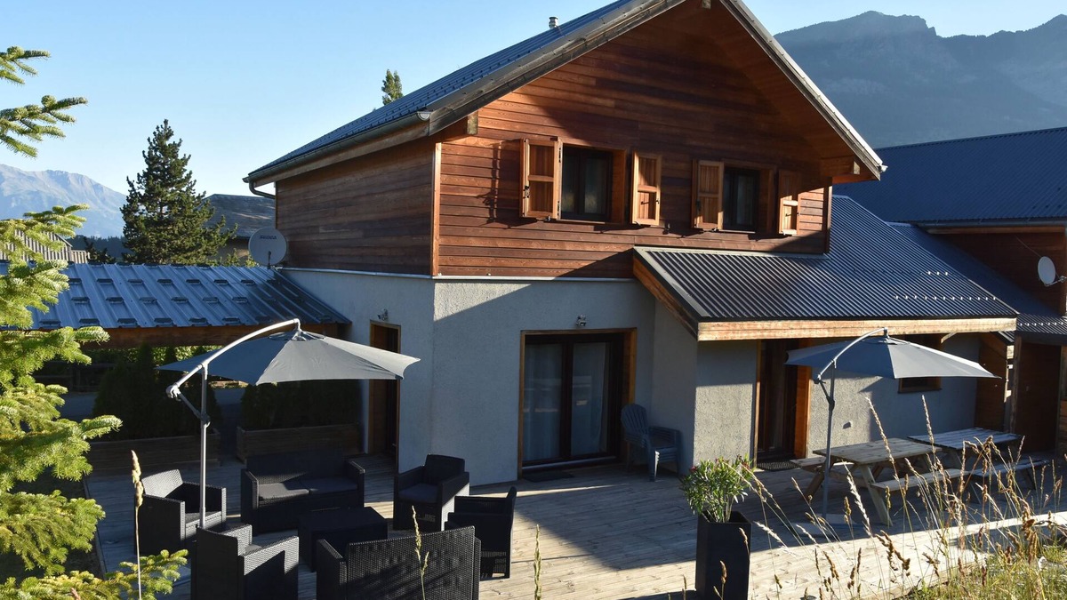 Les Orres Ski Chalet | LES ORRES (05 HAUTES ALPES) CHALET TRES'ORRES (12 people) with south-facing terrace