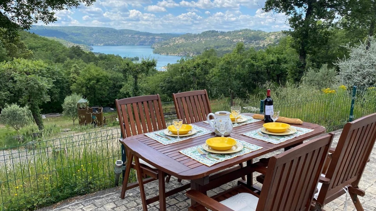 Esparron-de-Verdon House | Les Romarins" house with splendid lake view