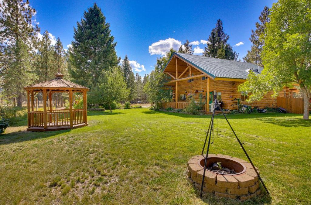 Libby House | Libby Home with Mountain Views Gazebo and Fire Pit!