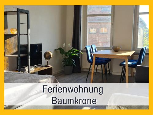 Brandenburg an der Havel Apartment | Lichtdurchflutete moderne Stadtwohnung, Küche, Waschtrockner, SmartTV