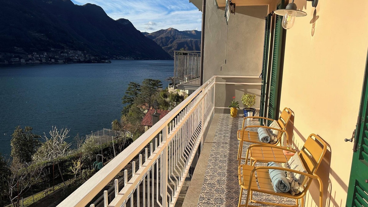 Pognana Lario Apartment | Light and spacious apartment with full lake view, private terrace and large garden access.