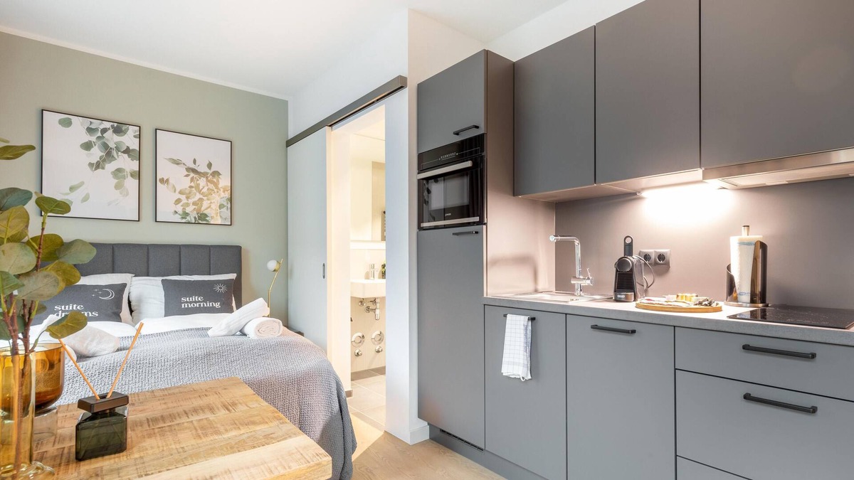 Innenstadtring Apartment | limehome Münster | Single Suite Comfort