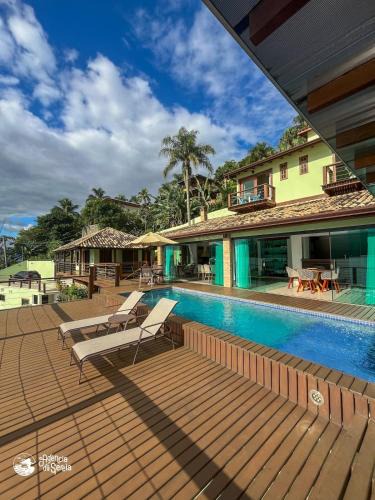Cambaquara House | Linda casa c/ vista mar à 1km da Ilha das Cabras