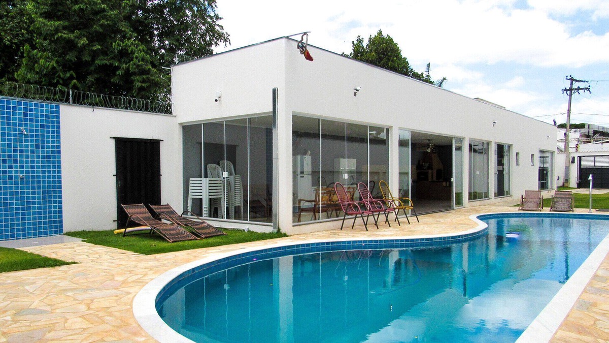 Vila Helena House | Linda casa c Wi-Fi, piscina e lazer em Sorocaba/SP