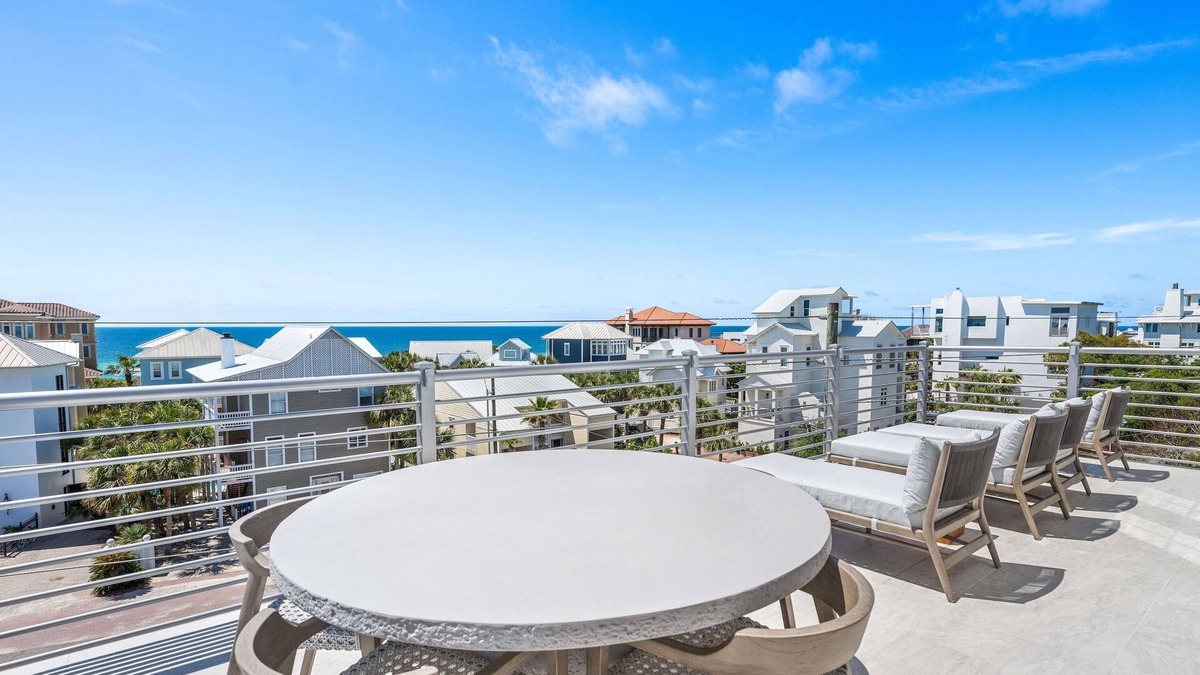 San Juan House | Loaded Designer Home with Gulf Views, One Minute to the Beach, Heated Private Po