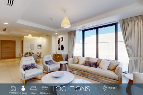 Mirdif Apartment | Locations I Lux 3 Bedroom Villa I Panaromic Lush Green Views I Gym, Pool, Parking & Wi-Fi