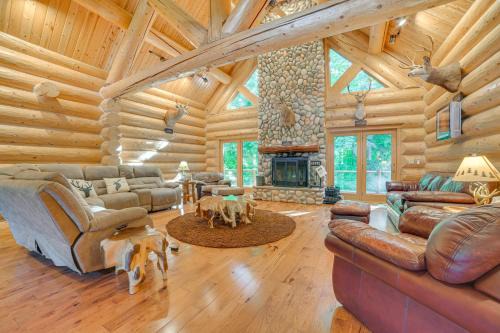 Petoskey House | Lodge on 104 Acres with Fire Pit in Boyne City