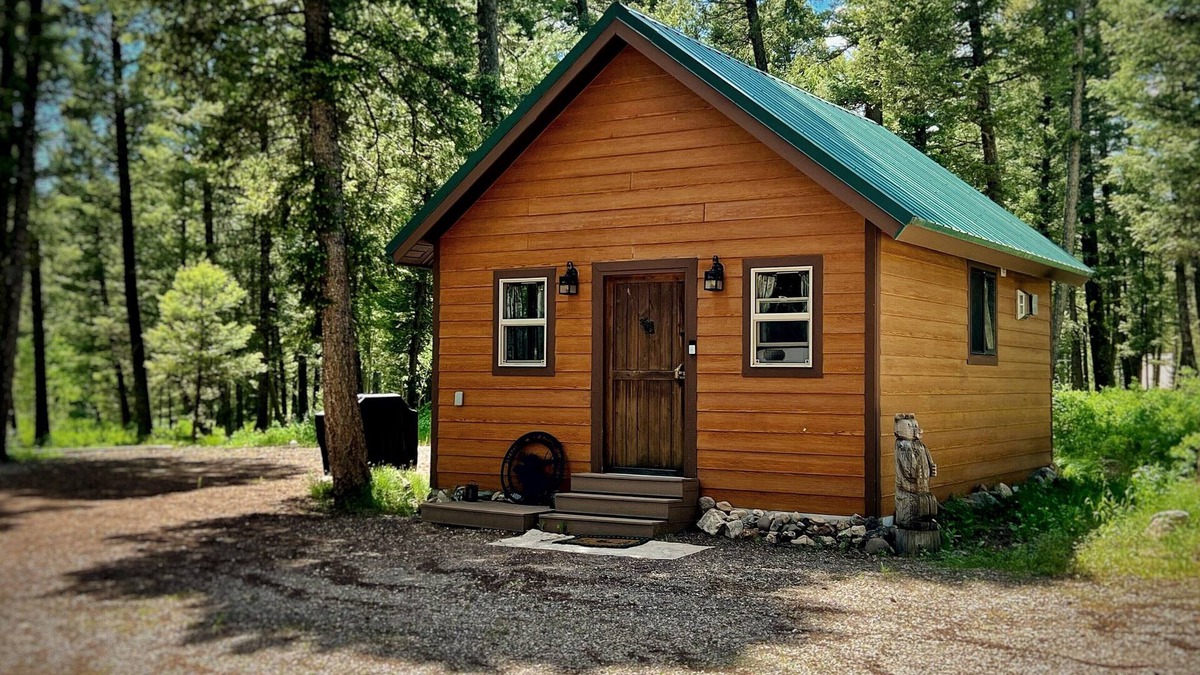 Island Park Cabin | Loft cabin nestled in the woods with two acres to yourself.
