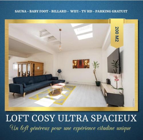 Graulhet Apartment | LOFT COSY - HYPERCENTRE - SAUNA - 200m2 - WIFI