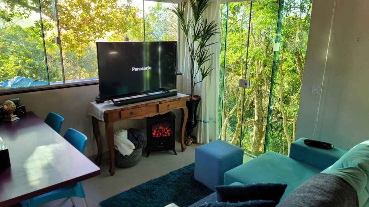 Porto Belo House | Loft in the middle of nature in the center of Porto Belo