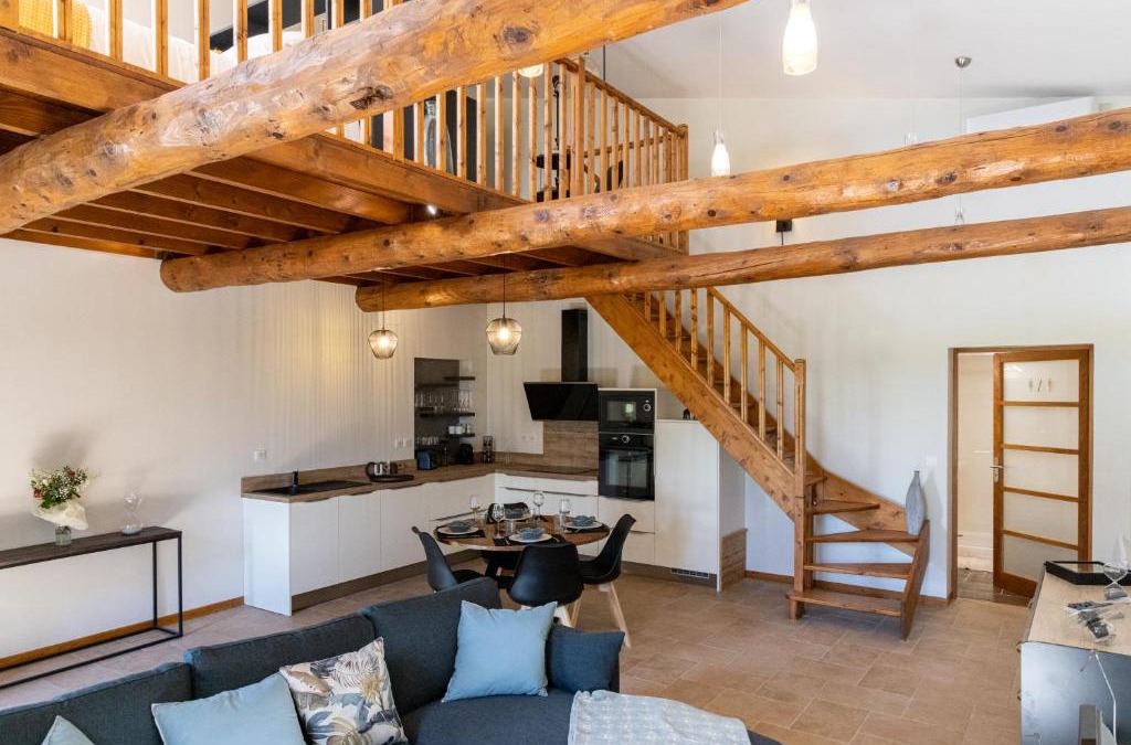 Campsas Apartment | Loft tout équipé au cœur d'un domaine viticole