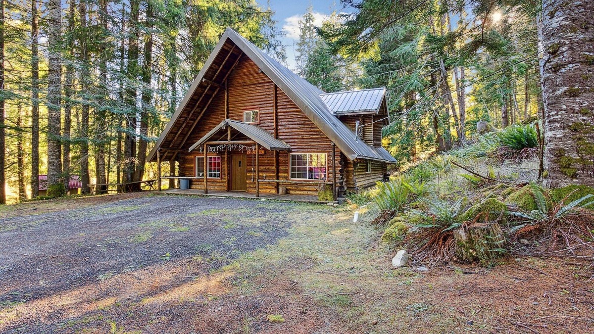Ashford Cabin | Log Cabin At Rainier Lodge - 0.4 M From Entrance 3 Bedroom Cabin