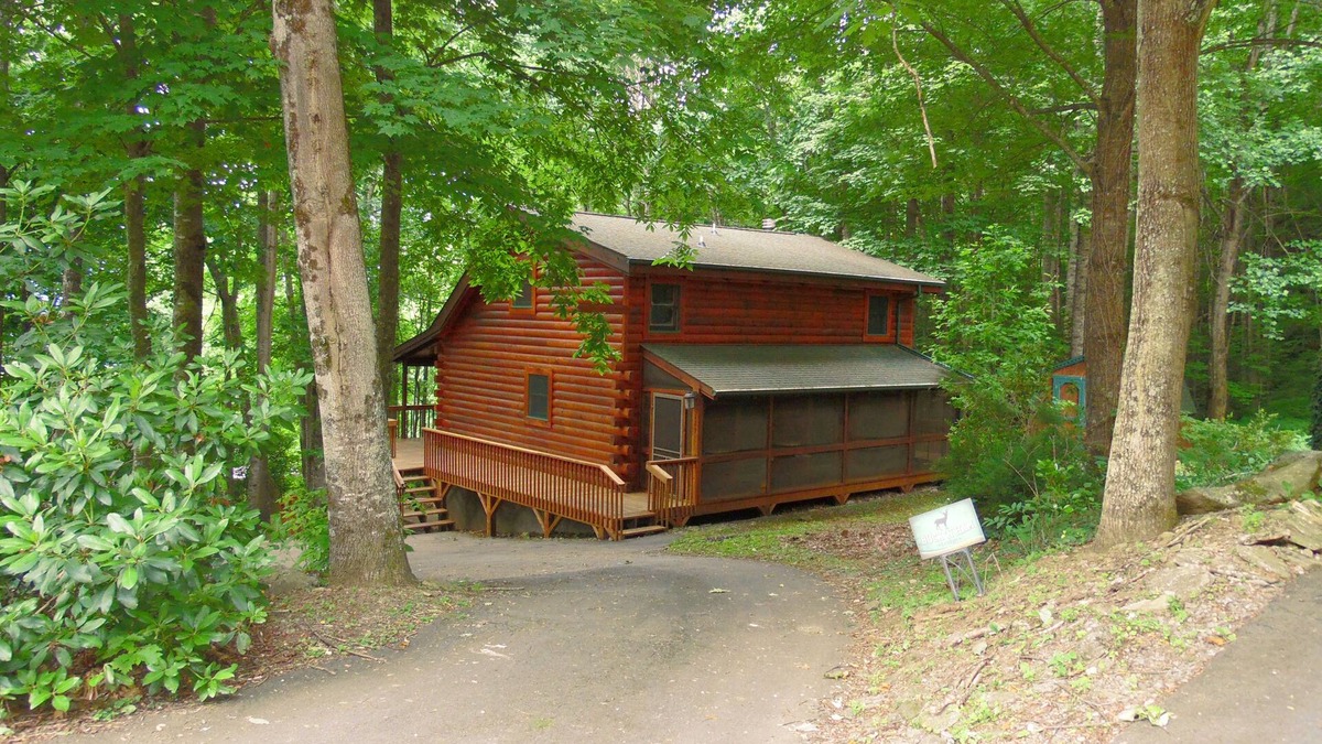 Maggie Valley Cabin | Log Cabin, MountainView, EZ Access, Playground, Fireplace, Firepit, WIFI, AC
